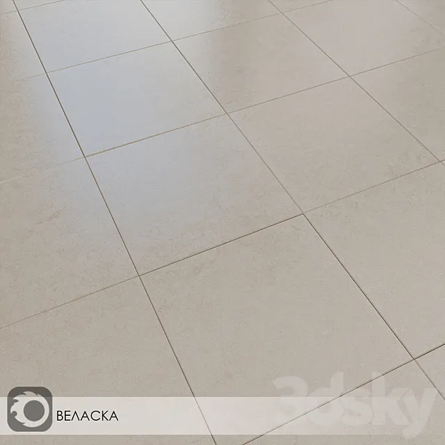 Ceramic Tile Kerama Marazzi Velaska 60x60 3D Model