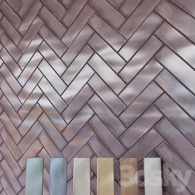 Ceramic tile of Kerama Marazzi Montparnasse 3D Model