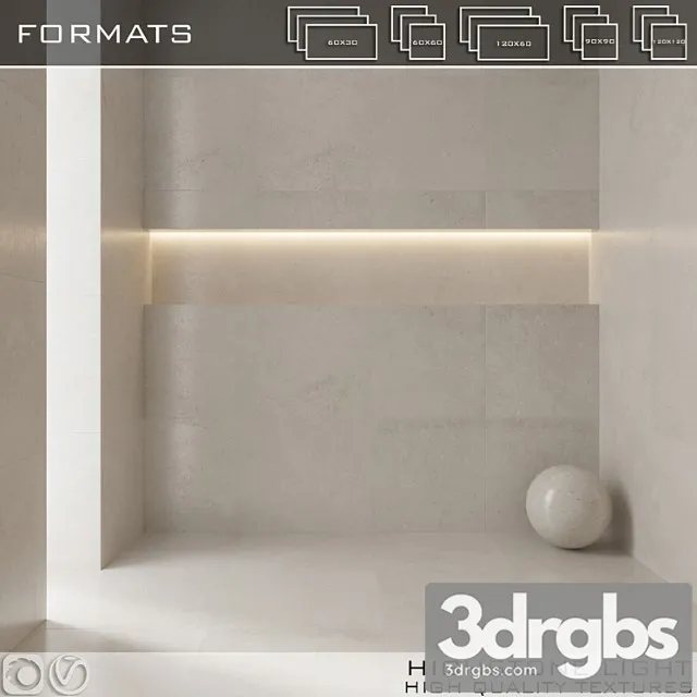 Ceramic Tile Sant Agostino Higstone Light 3D Model Free