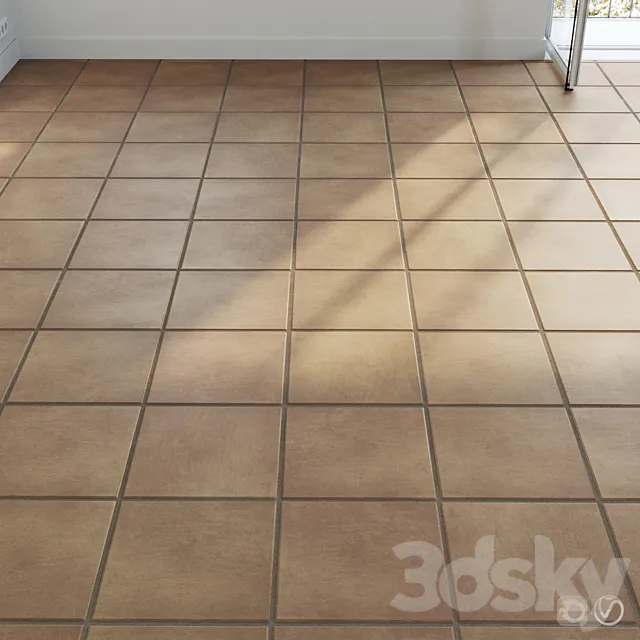 Ceramic tile set 06 - Natural Terracotta 3DModel
