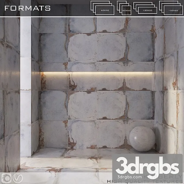 Ceramic Tiles Porcelain La Fabbrica Kimberley 3D Model Free