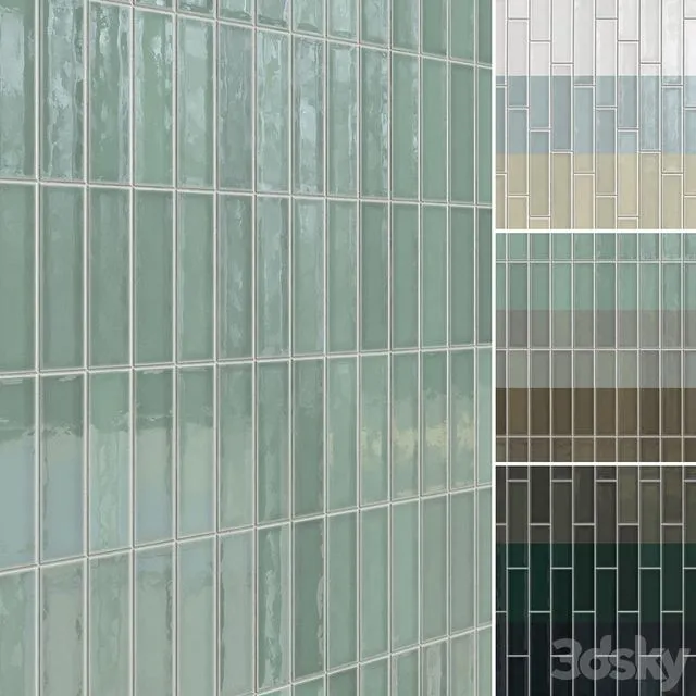 Ceramic Tiles Set 033 3D Model