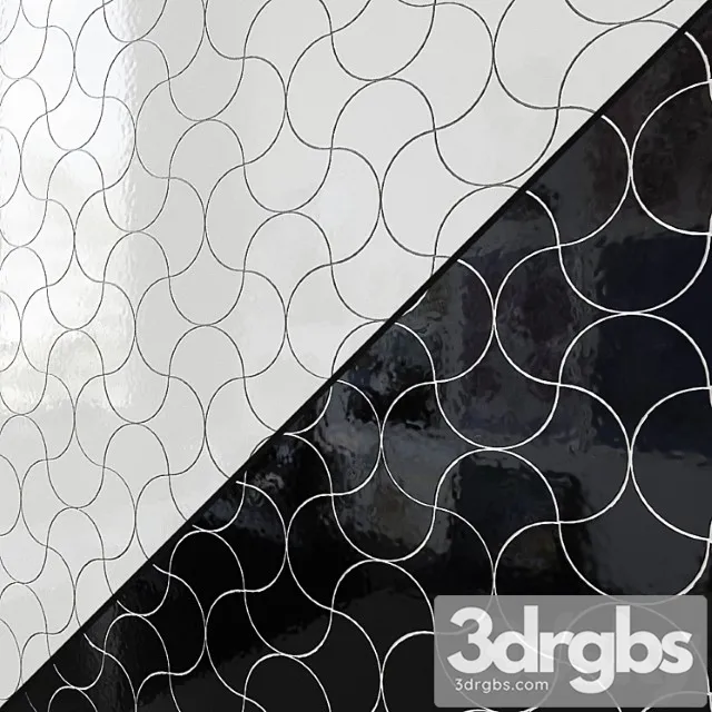 Ceramic wall tile equipe scale fan 3D Model Free