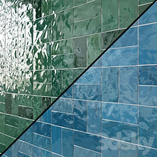 Ceramic wall tile WOW FEZ Gloss 2 3D Model