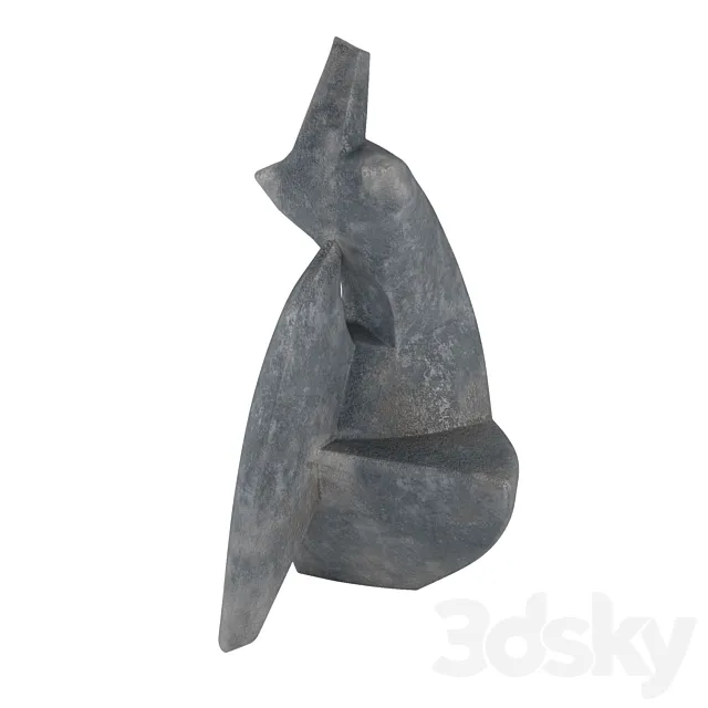 Ceramic Woman Decor 3DModel