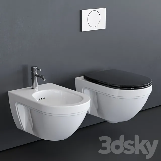 Ceramica Catalano Canova Royal Wall-Hang WC 3D Model