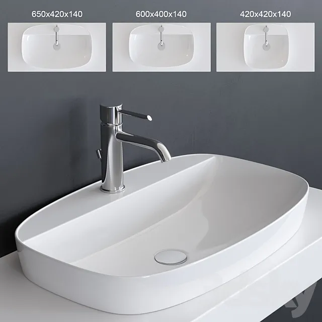Ceramica Catalano Green Lux Washbasin 3DModel