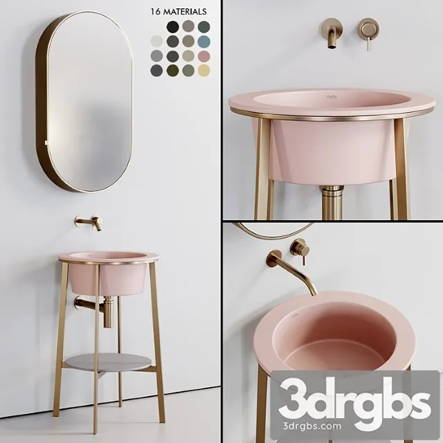 Ceramica Cielo Catino Tondo Washbasin 2 3D Model Free