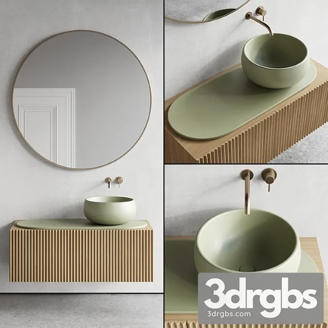 Ceramica Cielo Delfo Set 2 3D Model Free