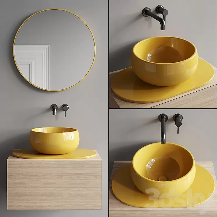 Ceramica Cielo Delfo Set 5 3D Model Free