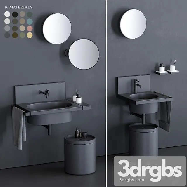 Ceramica Cielo Elle Washbasin 2 3D Model Free