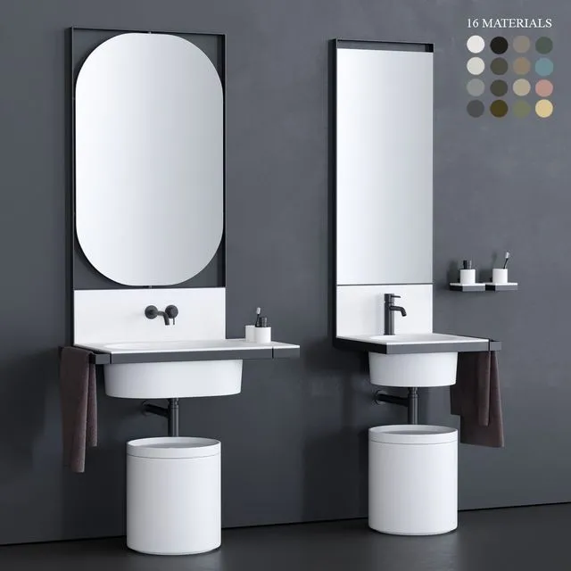 Ceramica Cielo Elle Washbasin 3D Model