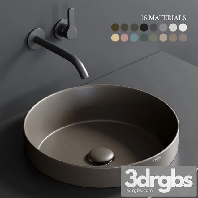 Ceramica Cielo Enjoy 40 Washbasin 3D Model Free