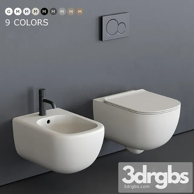 Ceramica Cielo Era Wall Hung Wc 3D Model Free