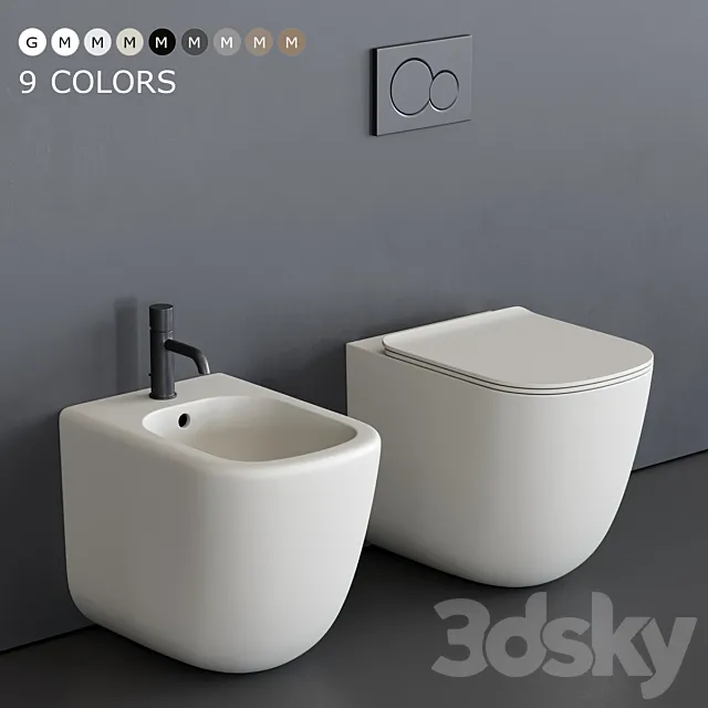Ceramica Cielo Era WC 3D Model