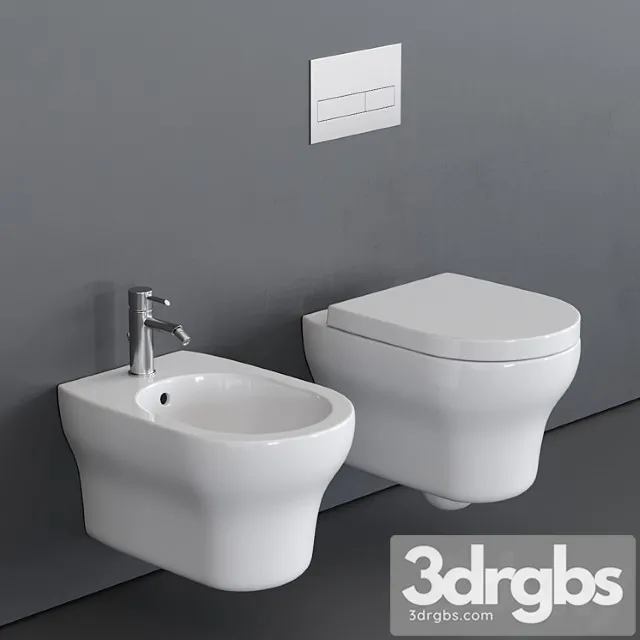 Ceramica Cielo Jo Wall Hung Wc 3D Model Free
