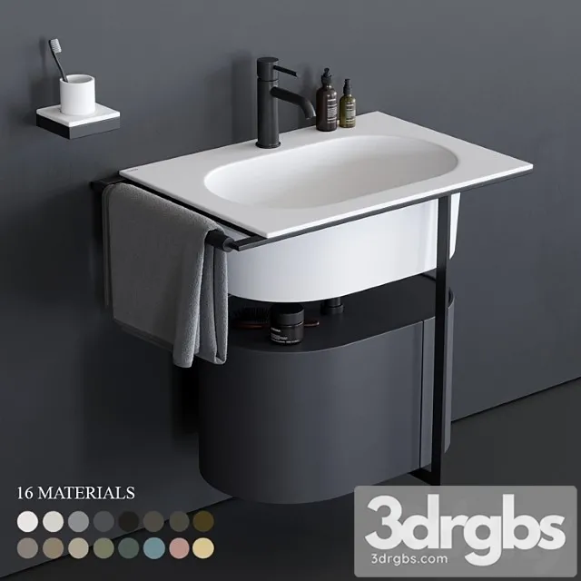 Ceramica Cielo Kyros Washbasin 3D Model Free