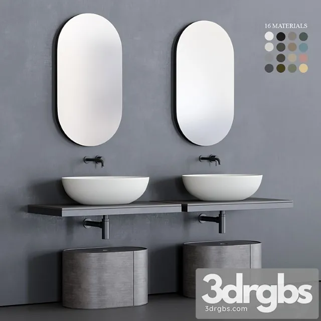 Ceramica Cielo Multiplo Set 3 3D Model Free
