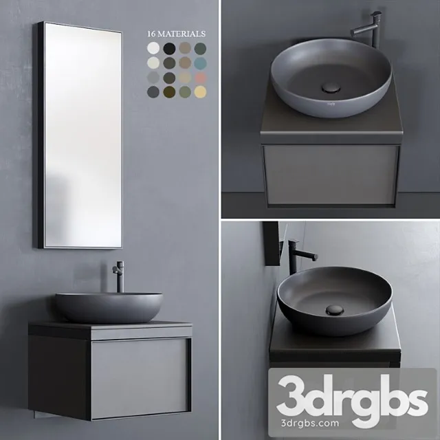 Ceramica Cielo Multiplo Set 4 3D Model Free