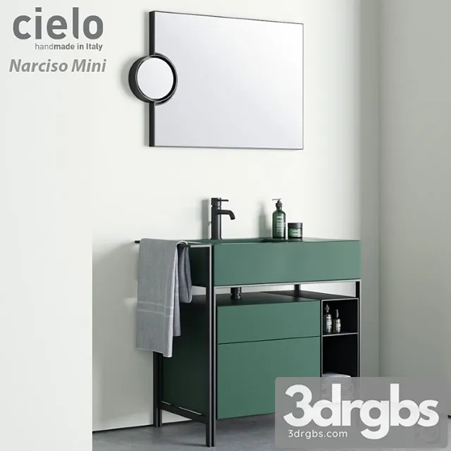 Ceramica Cielo Narciso Mini Washbasin 3D Model Free