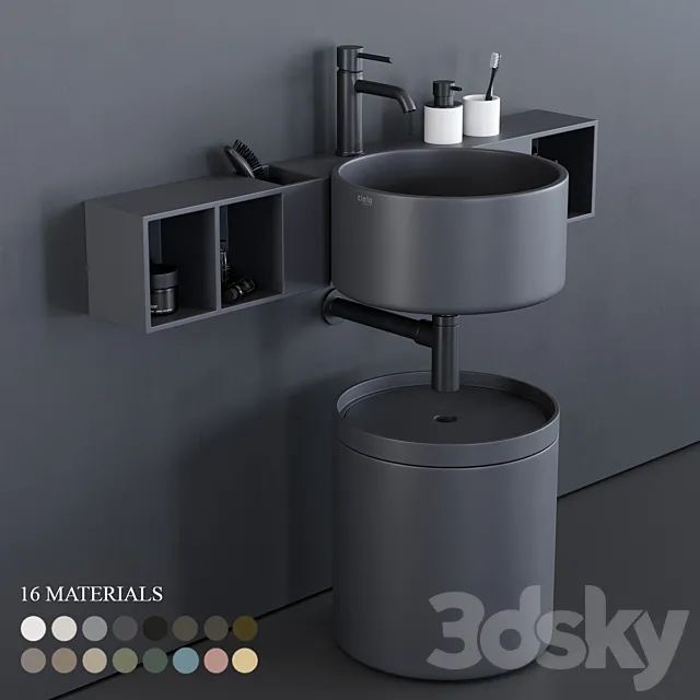 Ceramica Cielo Sella Washbasin 3DModel
