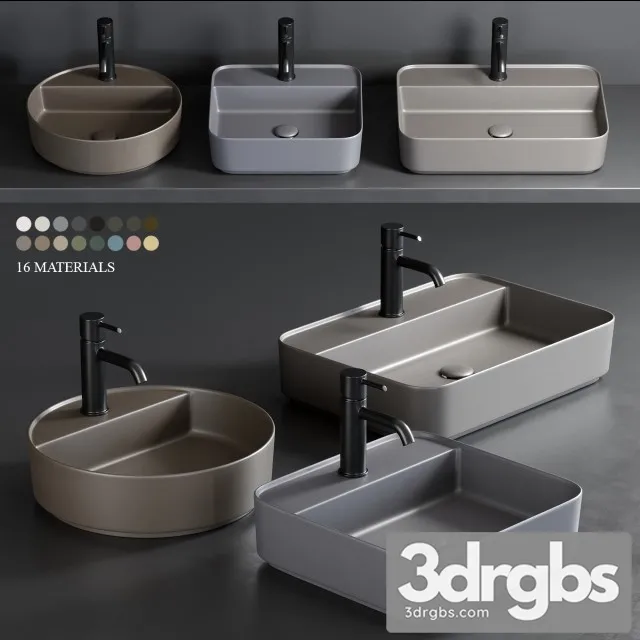 Ceramica Cielo Shui Comfort Washbasin 3D Model Free