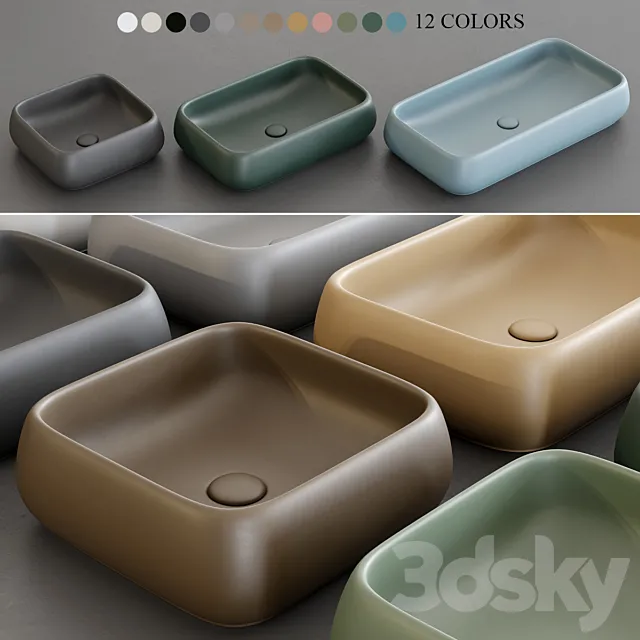 Ceramica Cielo Shui Wash Basin 3D Model