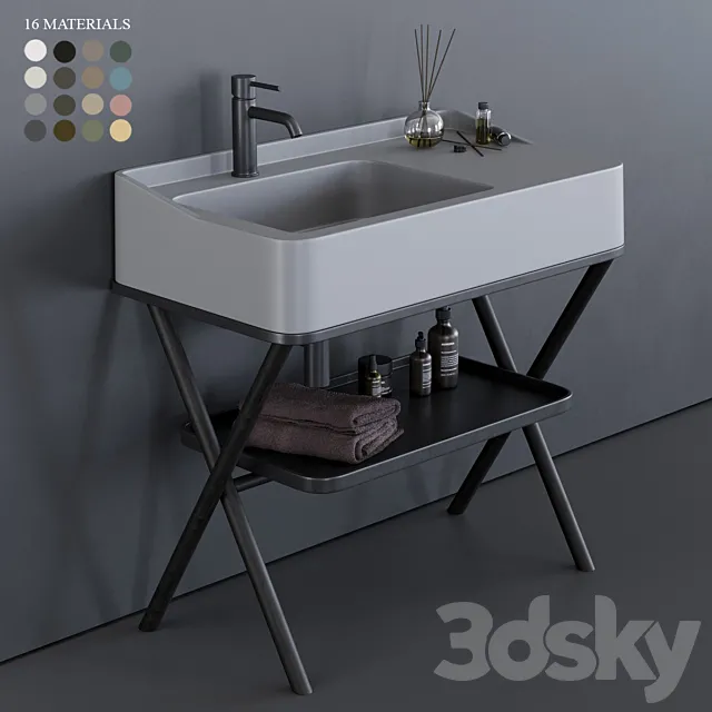 Ceramica Cielo Siwa Washbasin 3DModel