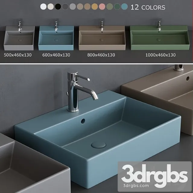 Ceramica Cielo Smile Wash Basin 3D Model Free