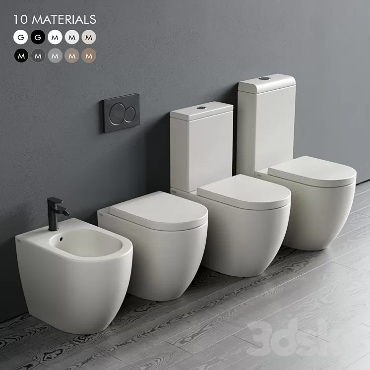 Ceramica Cielo Smile WC 3D Model
