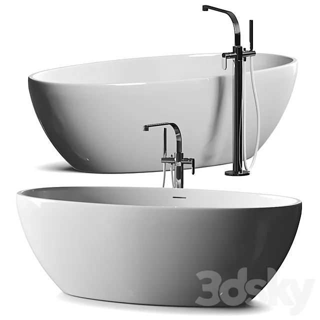 Ceramica Flaminia App Bathtub 3D Model