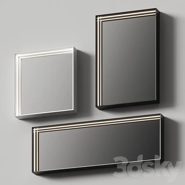 Ceramica Flaminia App Mirrors 3D Model