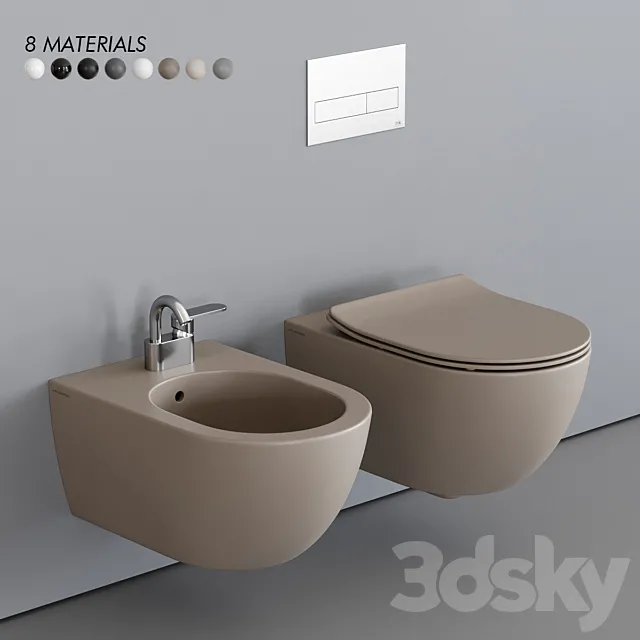 Ceramica Flaminia App Wall-Hung WC 3D Model