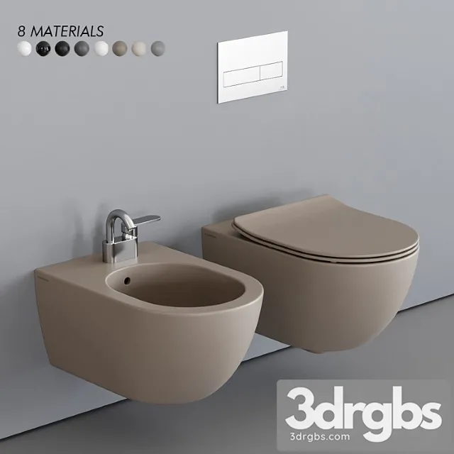 Ceramica Flaminia App Wall Hung Wc 3D Model Free