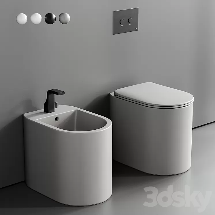 Ceramica Flaminia Astra WC 3D Model Free