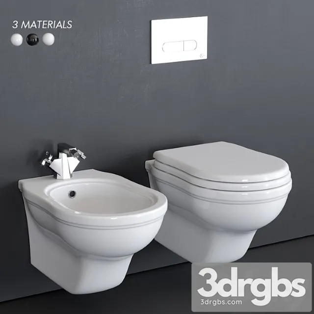 Ceramica Flaminia Efi Wall Hung Wc 2 3D Model Free