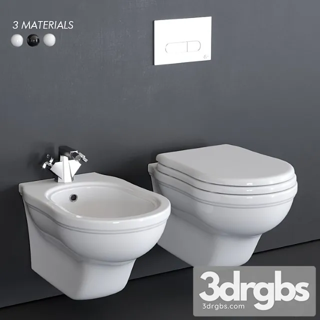 Ceramica Flaminia Efi Wall Hung Wc 3D Model Free