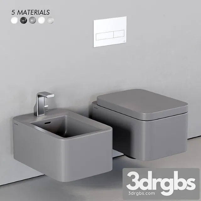 Ceramica Flaminia Nile Wall Hung Wc 3D Model Free