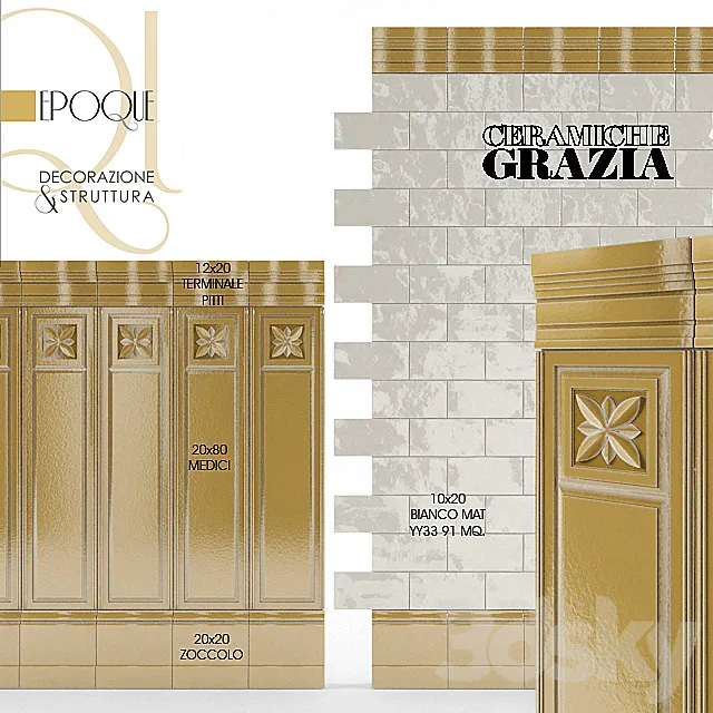 Ceramiche Grazia Epoque 3D Model