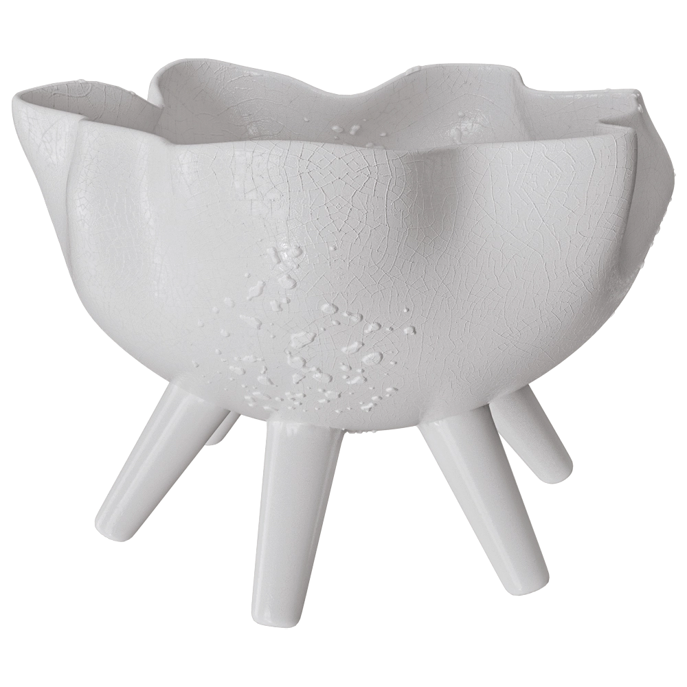 Ceramum - Bowl "On legs" small complex color 3D Model