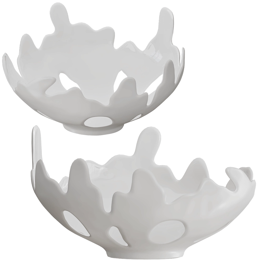 Ceramum - Vase Koral white 3D Model