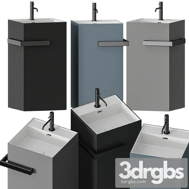 Cerasa Totem Washbasin 3D Model Free
