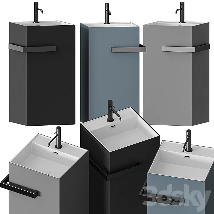 Cerasa Totem Washbasin 3D Model