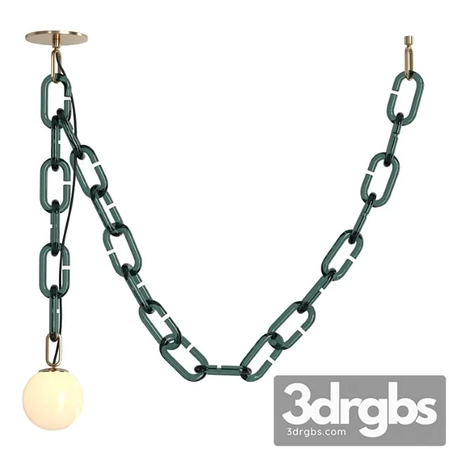 Cerine Swagged Pendant 1 3D Model Free