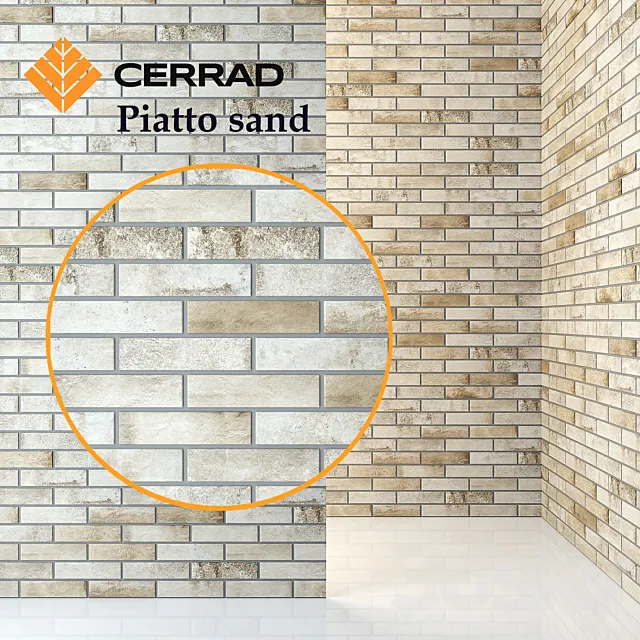 Cerrad Piatto sand tiles 3DModel