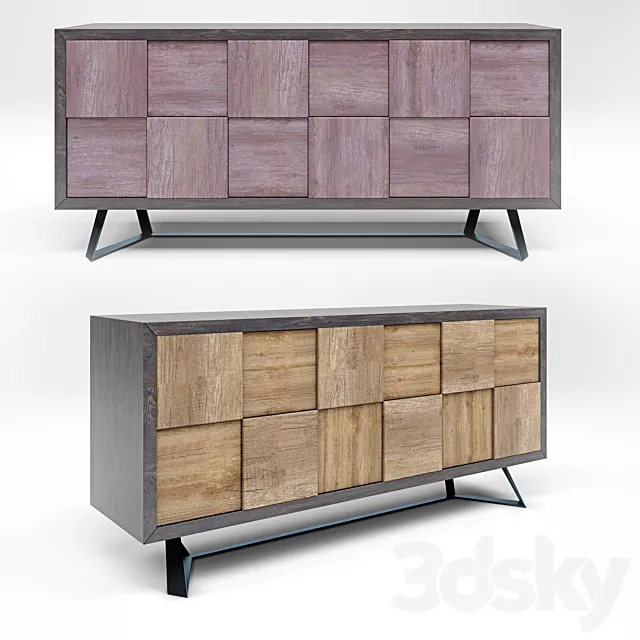 Cervia chest of drawers 3D Model