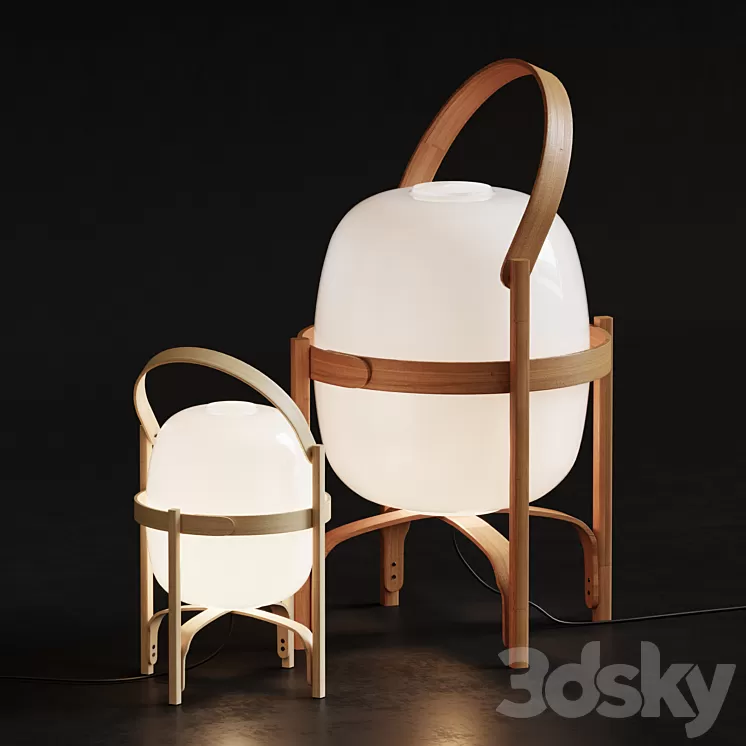 Cestita Batería floor & table lamp 3D Model