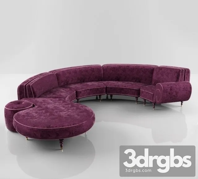 Cestone Sofa Flexform 3D Model Free