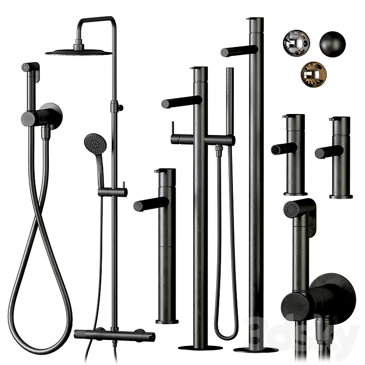 Cezares Leaf Set 3D Model Free