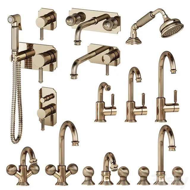 Cezares Olimp mixers 3D Model